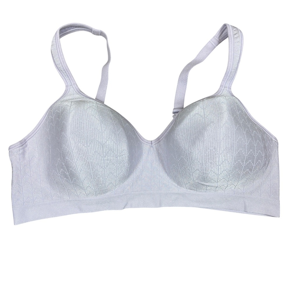 Bali Comfort Revolution Wireless Bra 3463 Pastel Lavender Purple Size 42B